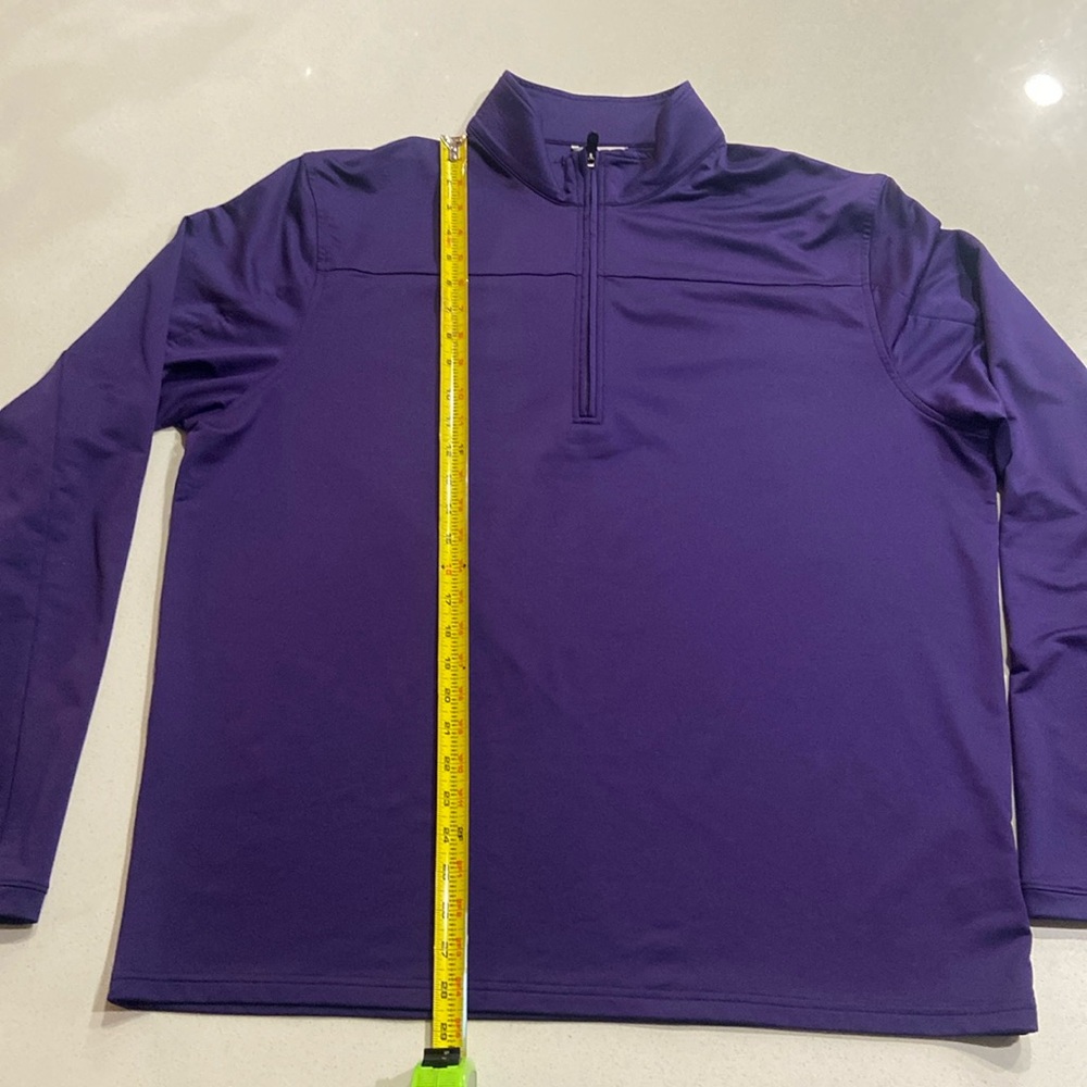 Cutter and Buck Men's Purple Half-Zip Pullover Size XL - Picture 8 of 9